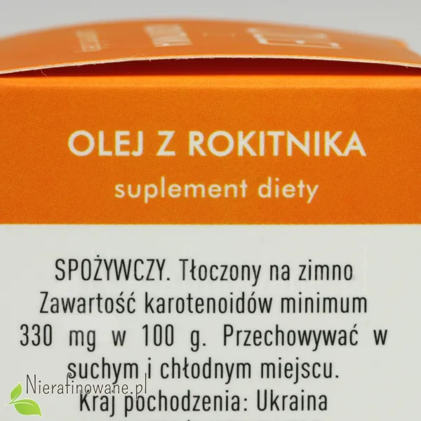 Olej z Rokitnika - Suplement diety - Dobry Aptekarz