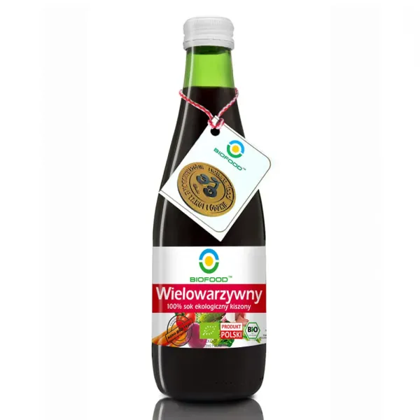 Sok Wielowarzywny Kiszony, ekologiczny, BioFood