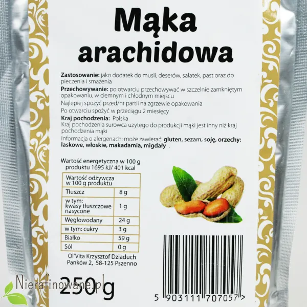 Mąka Arachidowa - Ol'Vita 250g